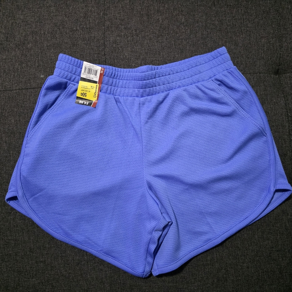 Women's Blue Athletic Shorts